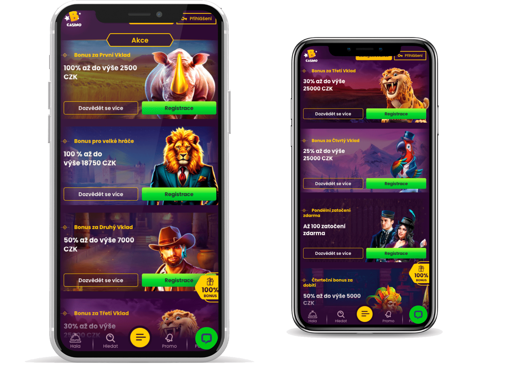 Bonusy a promo akce Bizzo Casino