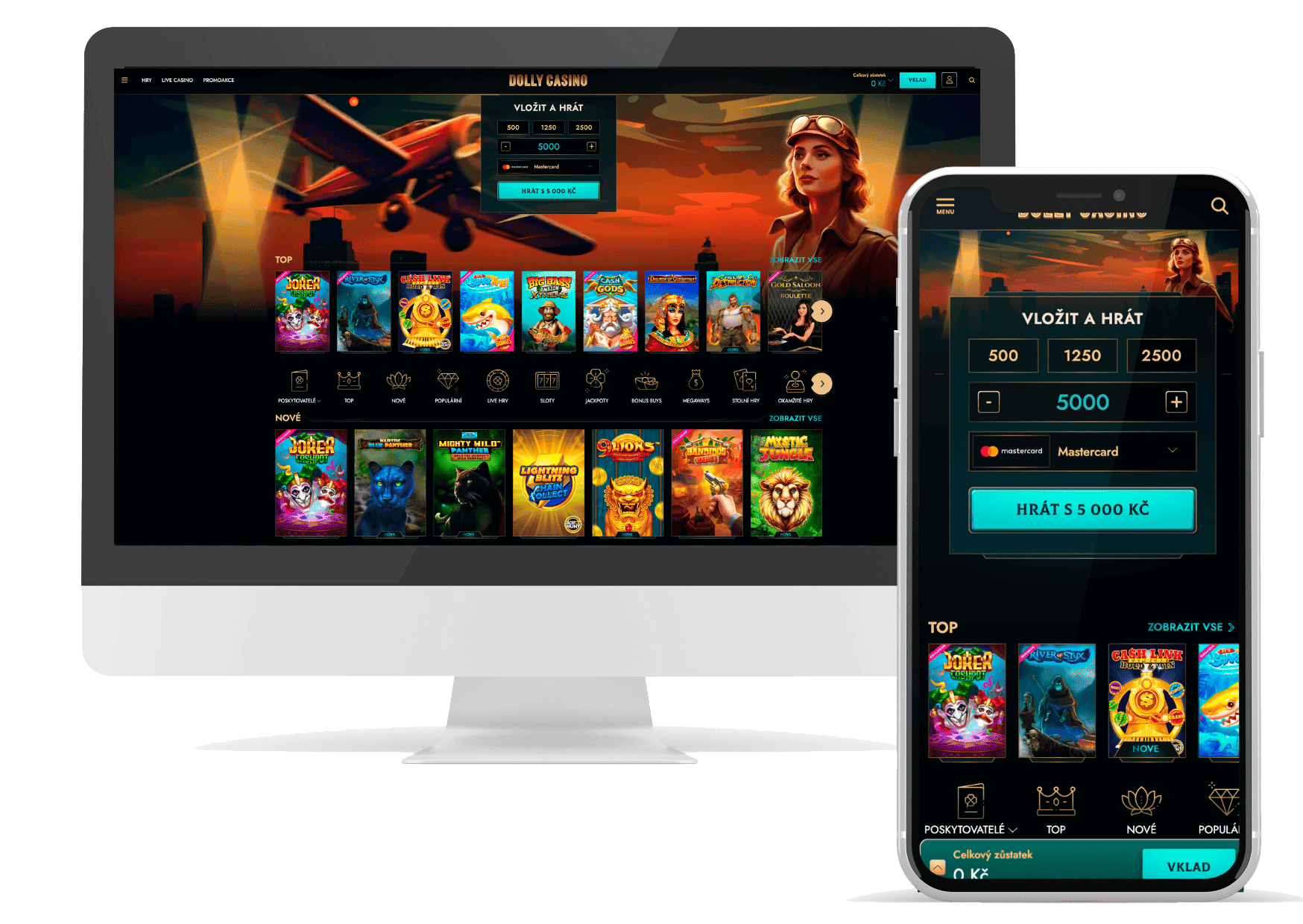 Hlavní stránka Dolly Casino