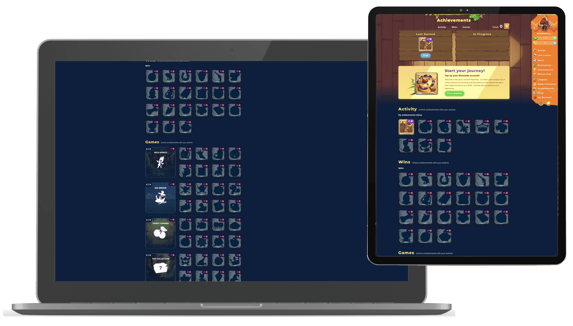 VIP program casino Wazamba